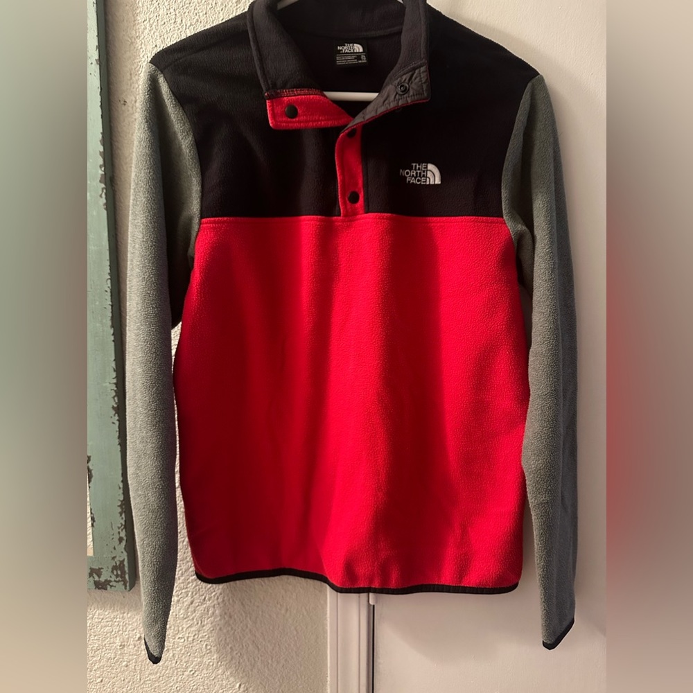 Red, Black and Grey Youth XL North Face